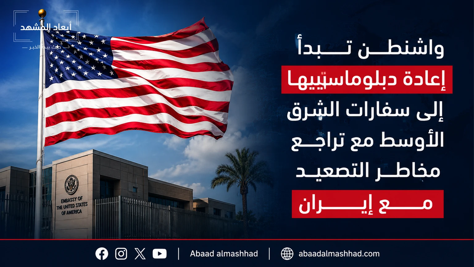 واشنطن تبدأ إعادة دبلوماسييها إلى سفارات الشرق الأوسط مع تراجع مخاطر التصعيد مع إيران