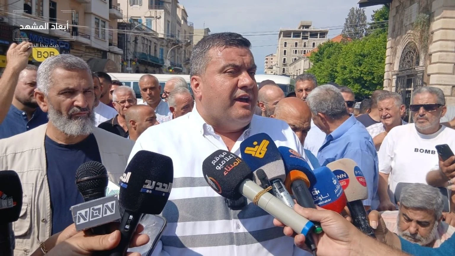 اعتصام نقابي في طرابلس للمطالبة بالأجور وبدل النقل مع تلويح بتحرك الأربعاء
