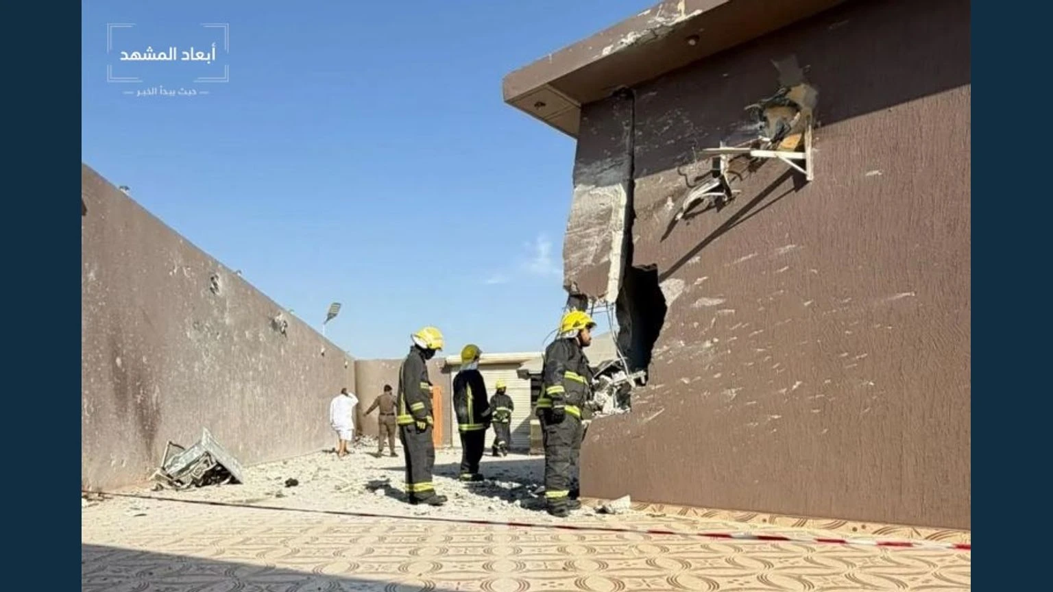 الدفاع المدني السعودي: قتيل ومصابان إثر سقوط شظايا مسيّرة في الطائف