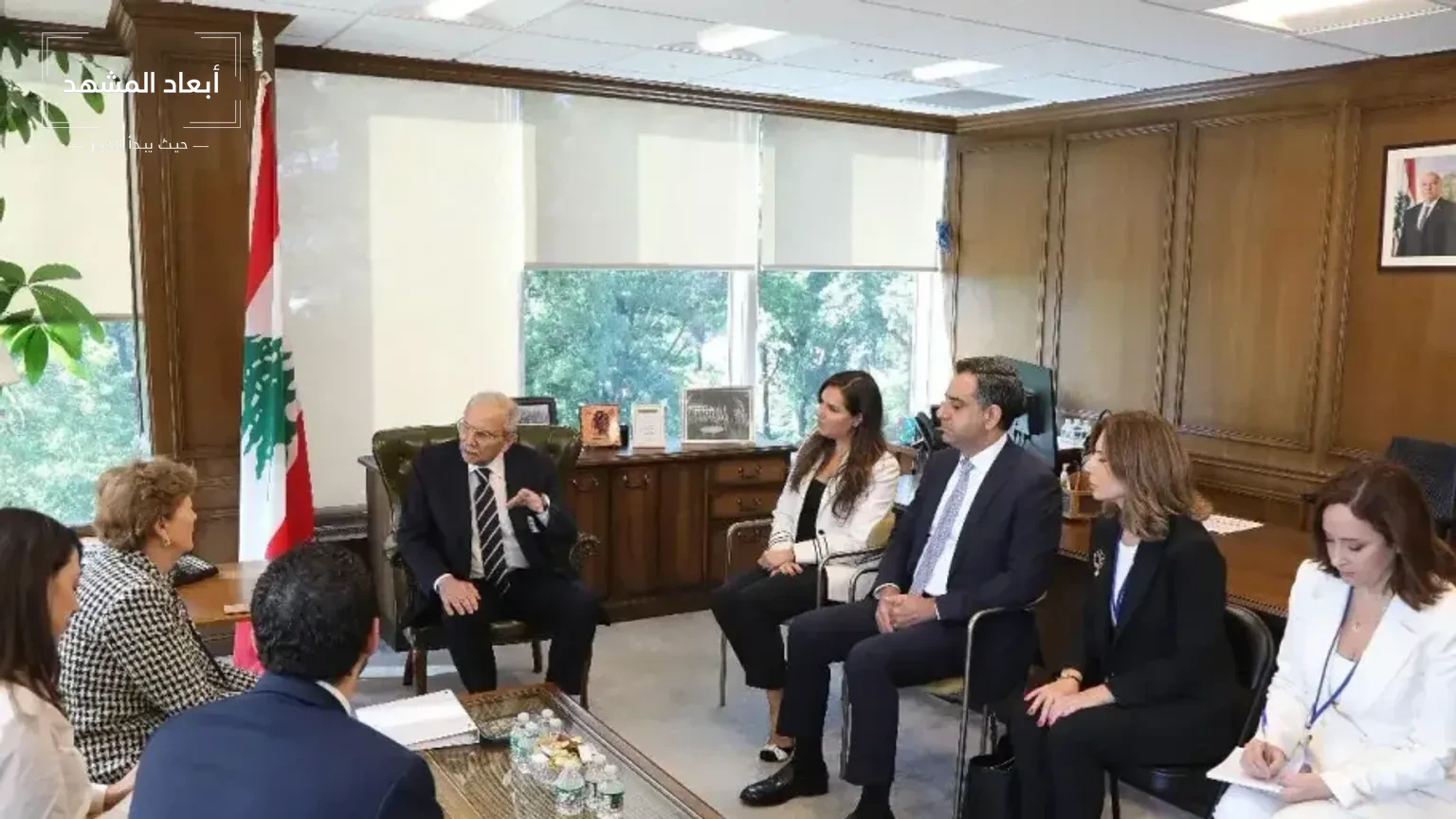 سلام وشاهين يبحثان دعم الجيش والإصلاحات وقانون الفجوة المالية